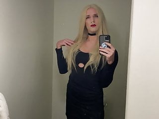 Sexy Blonde Trans Woman
