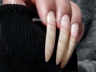 Porn sexy long nails