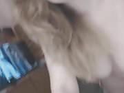 Blond busty milf shows her body webcam