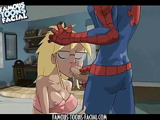SpiderMan s little helper Gwen Stacy banged really hard