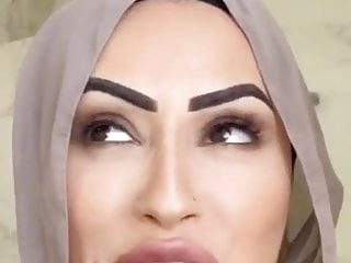 Lebanese barbie bimbo in a hijab 