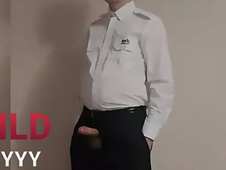 Security Guard, show Big Dick at work