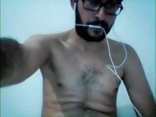 horny arab man on cam