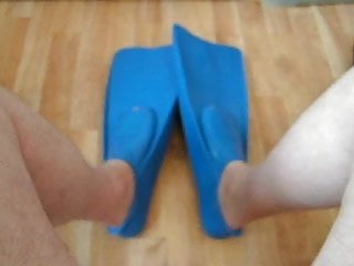 I just love my blue Rubber Flippers!!