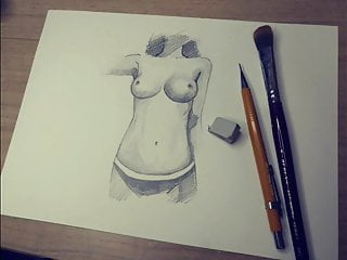 Stepsister&#039;s Breast And Body Drawing 