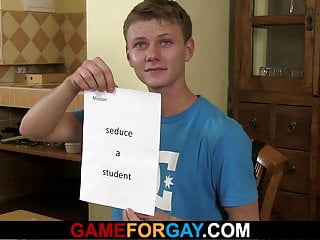 Gay bet to seduce and fuck hetero student
