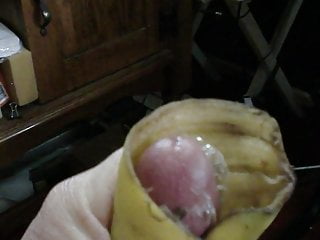Banana masturbation