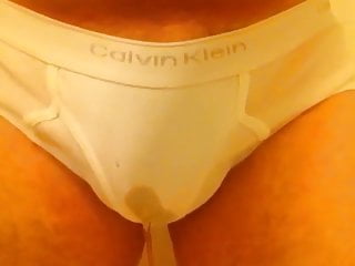 pissing in my ratty white calvins