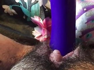 POV big purple dildo 