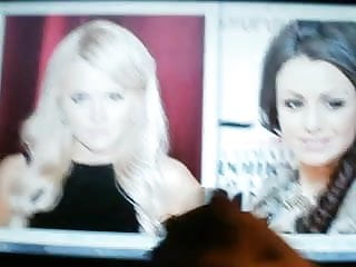 heti bywater aka lucy beale and cher lloyd sharing a  load