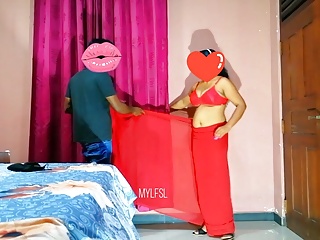 please remove my red saree and fuck me hard - after party