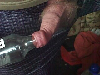 Foreskin with glass bottle