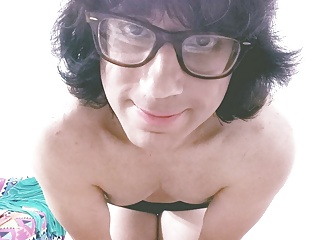 Brainwashed Cock Lover Sissy craves Anal Sex while Shaking Big Ass. Flapping cock. Twerking. Shemale. Femboy. Trans.