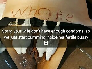 Condoms ran out, so we start cumming inside your wife!
