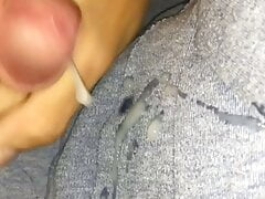 Horny cut teen has intense thick orgasm 