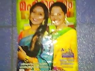 Navya And Manju Warrier Spit And Cum Tribute