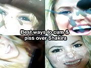 Shakira CUM & PISS Tribute 24
