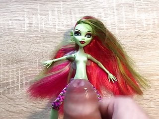 Cum on monster high doll...