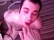 Big Cock Cums On His Face