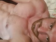 Fitness model is jerking off in home and very good show body