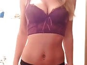 Sexy Blonde Milf With Great Body Webcam Striptease