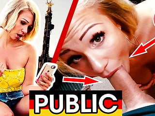 Hardcore Fuck, Real, European, Cumming in Public