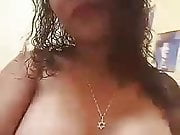 Beautiful Latina Flashing Pussy & Tits