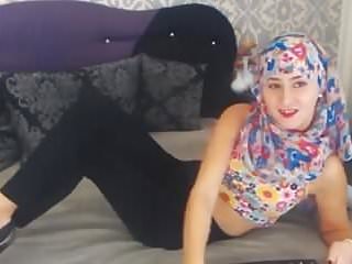 hijab slut legging heels