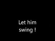 Swinging penis