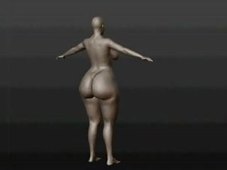 Big Ass And Tits In 3D