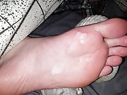 Cum on my gf soles