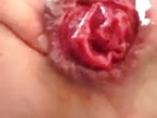 Rose bud anal close up
