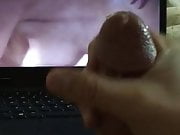 Massive cumshot to hot porn