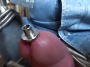 cumming by engine through my peehole opener