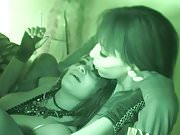 Lezbian smoke kissing 