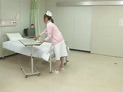 Japanese Nurse Creampied At Polyclinic Bed!