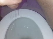 Me pissing and wanking off a bit 