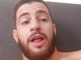 handsome guy in bed gives positive ASMR encouragement 