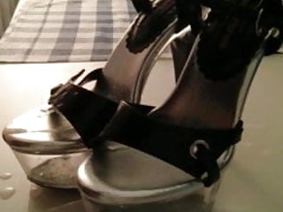 Silver heels cumshot...