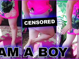 I am a boy crossdresser boy...