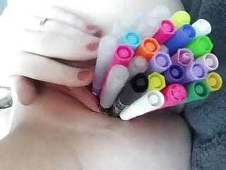 Marker Stuffing With Wethornybabygirl