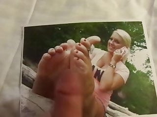 Sexy blonde college girl feet tribute...
