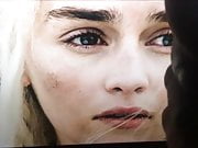 Emilia Clarke Dripping Cum Tribute