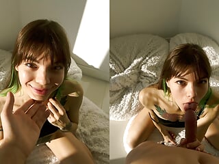 POV Blowjob, Tattoo Sex, Nick Morris, Facial
