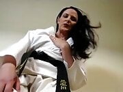 Mother-in-law – karate foot domination 