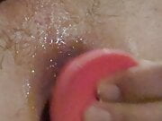 Pink anal dildo