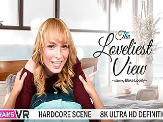 TRANSVR - Hardcore anal with Horny blonde tgirl in POV