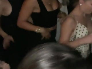 Frankie Bridge and friends dancing at a party 02