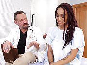 Busty Ebony Julie Kay Having Group Sex In Hospital