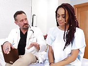 Busty Ebony Julie Kay Having Group Sex In Hospital